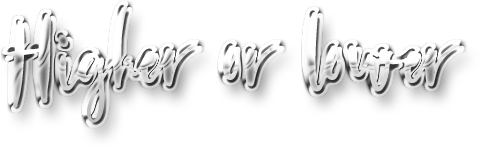 Higher or lower logo